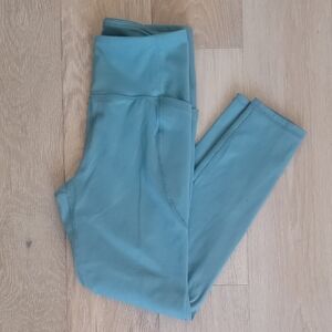 Teal High-Waisted Leggings Freely